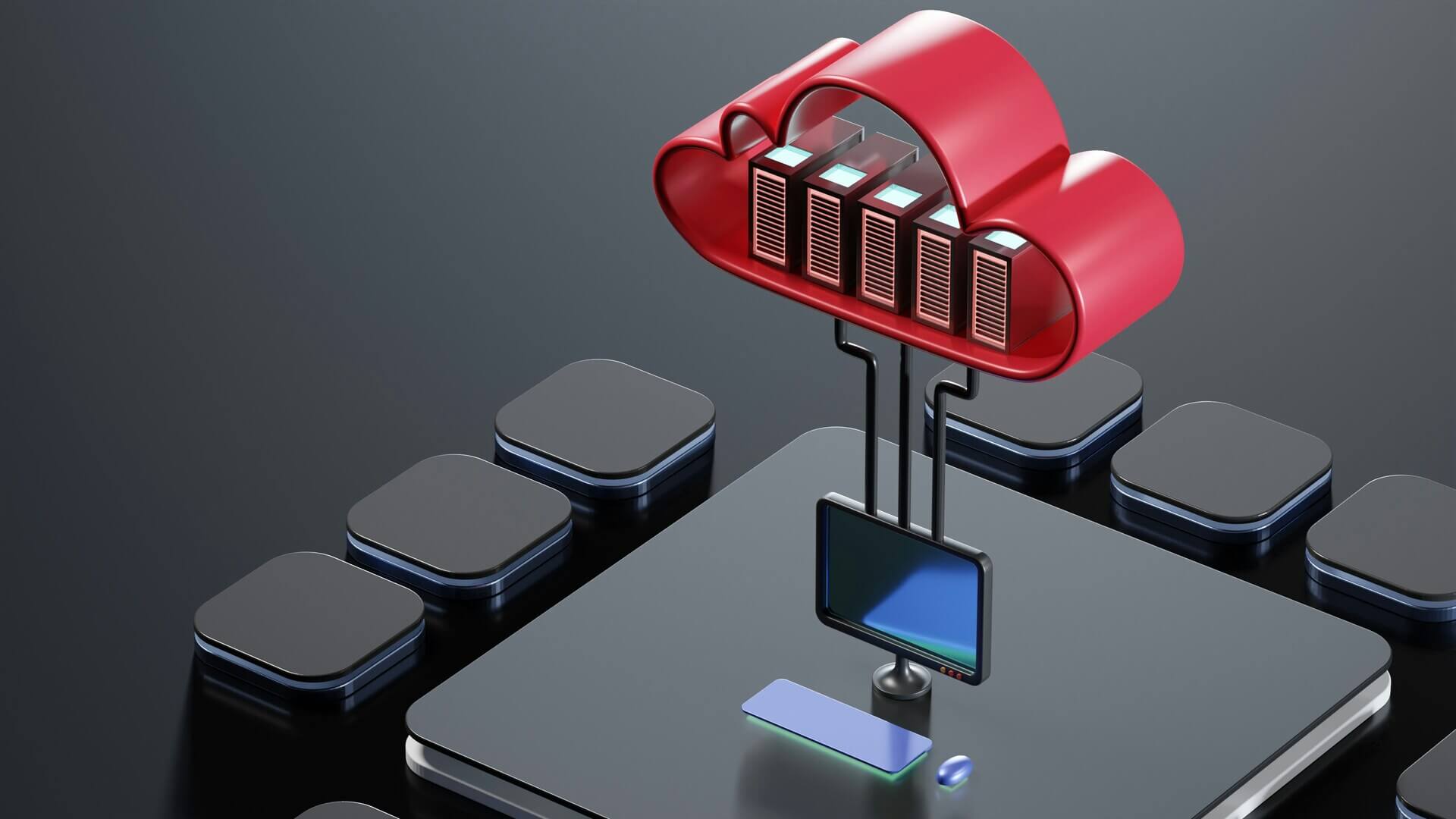 Cloud data platform and modern app architecture diagram